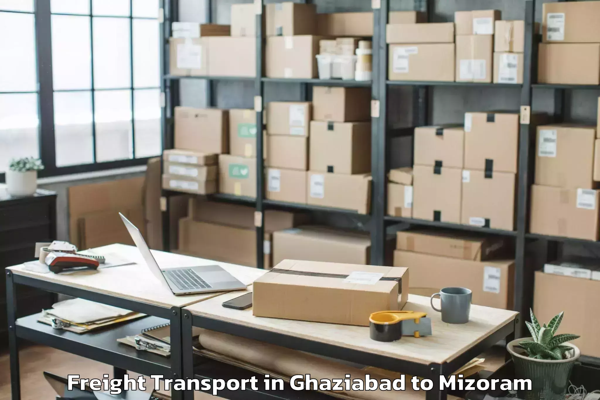 Book Ghaziabad to Saitlaw Freight Transport